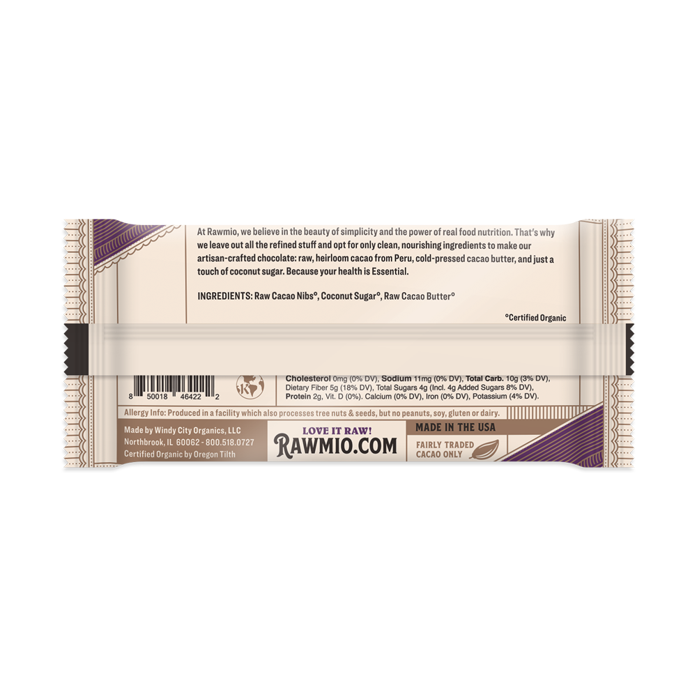 Windy City Organics - Wholesale Chocolate Bar - Essential Dark Chocolate Bar - 85% Cacao2