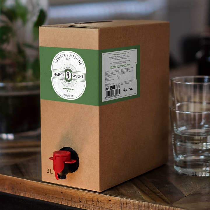 Bag-In-Box 3 Litres - Hibiscus Menthe pour la vente par Maison Specht