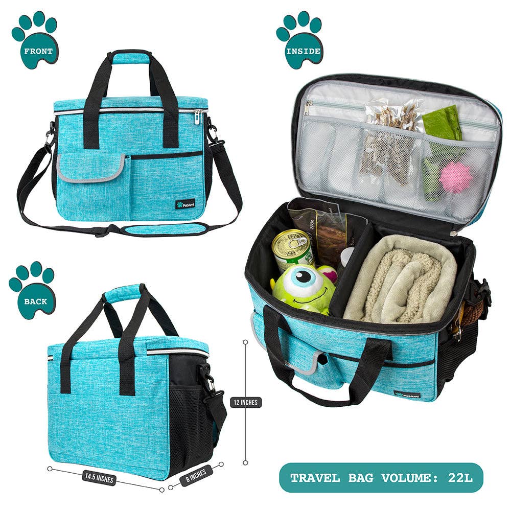 PetAmi - Vendita all'ingrosso Trasportino - Cani e gatti - Borsa Organizer Deluxe da Viaggio per Animali91