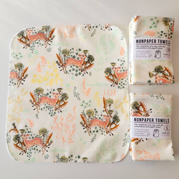 NonPaper Towels - Dandelion Doe for wholesale by Cruelty-Free Stitchery