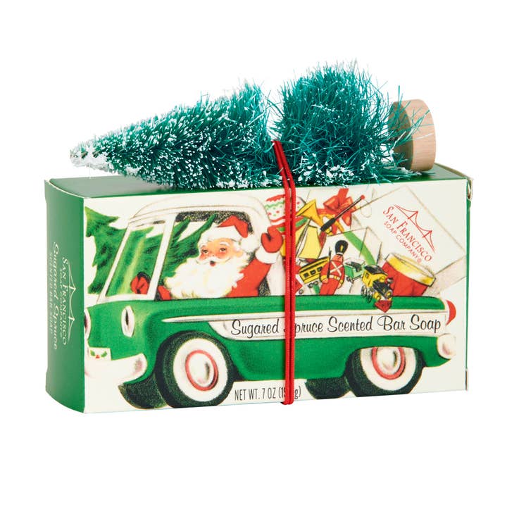 San Francisco Soap / Man Bar Soap - Wholesale Hand Soap/Wash - Kitschy Sissal Sugared Spuce Tree Bar Soap