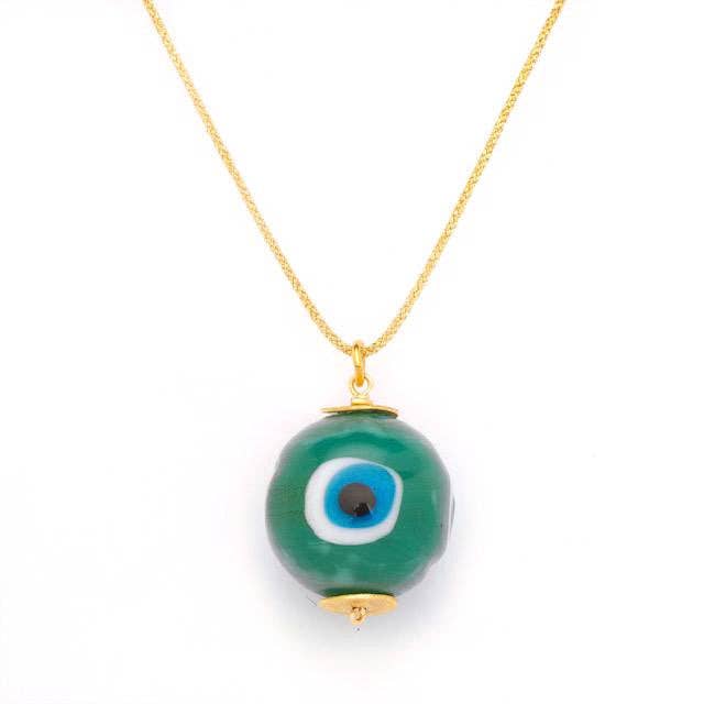 Charli Evil Eye Pendant Necklace for wholesale by OIYA