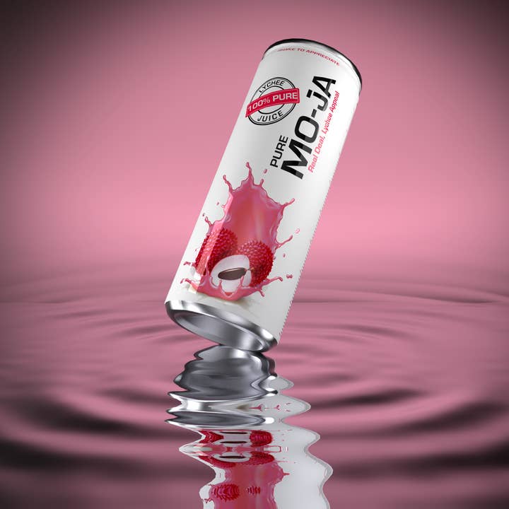 Pure Mo-Ja – wholesale Fruit juice – 100% Pure Lychee Juice 320ml (Pack of 12) 6