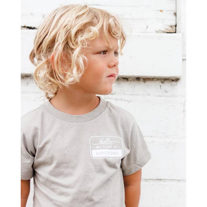 Hello Handsome Tee for wholesale by Cool Beanz