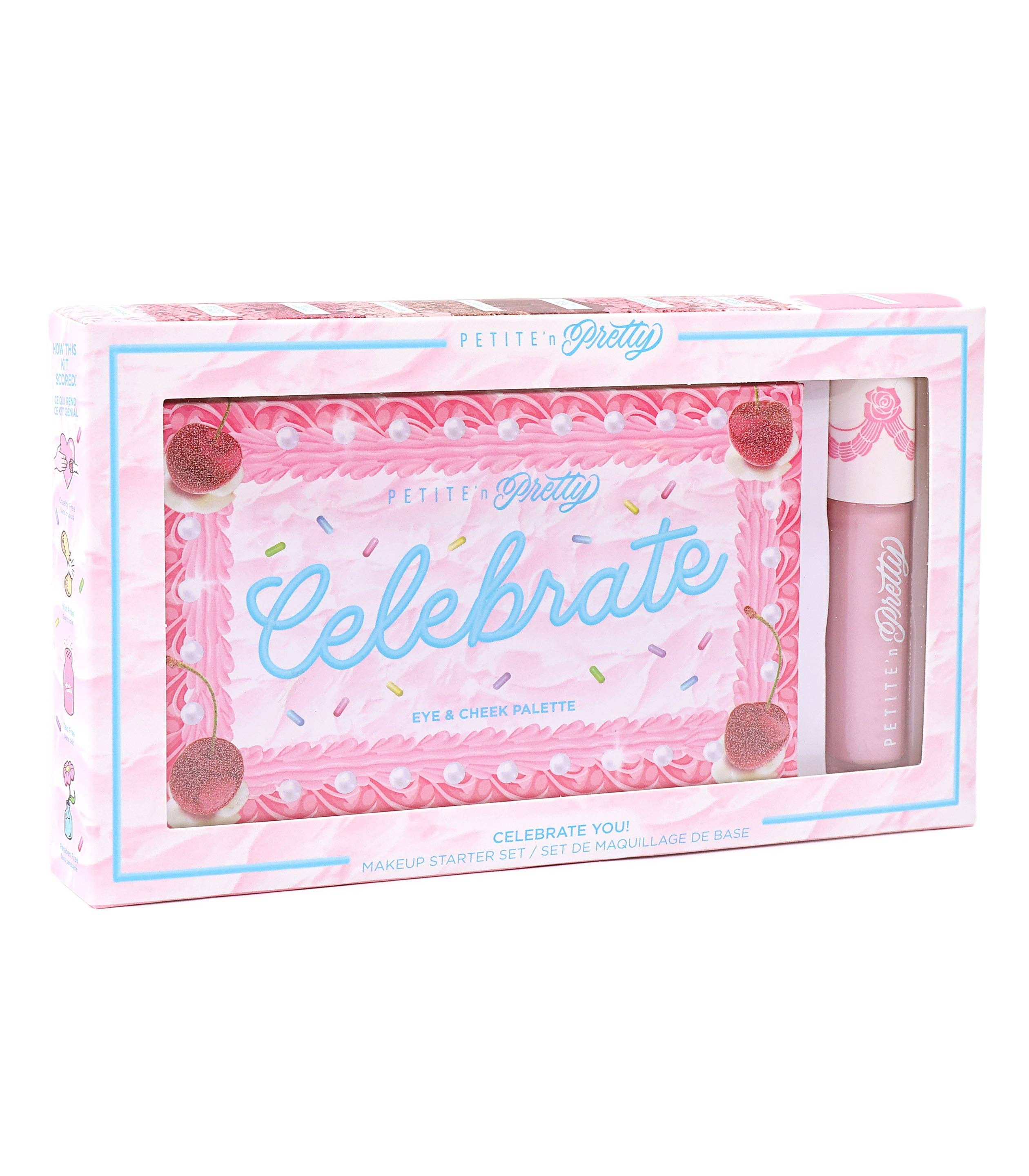Petite 'n Pretty - Wholesale Face Makeup Palette - CELEBRATE YOU! Eye Shadow and Cheek  Makeup Starter Set1