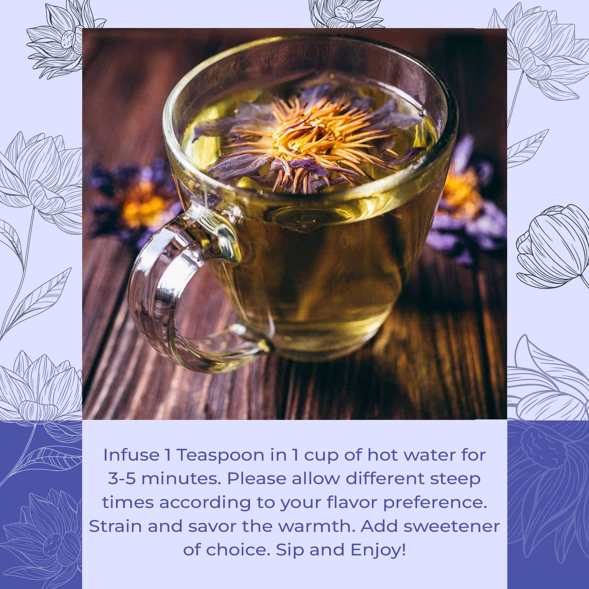 Kosha Botanica - Wholesale Loose Tea - Organic Lotus Whole Flower5