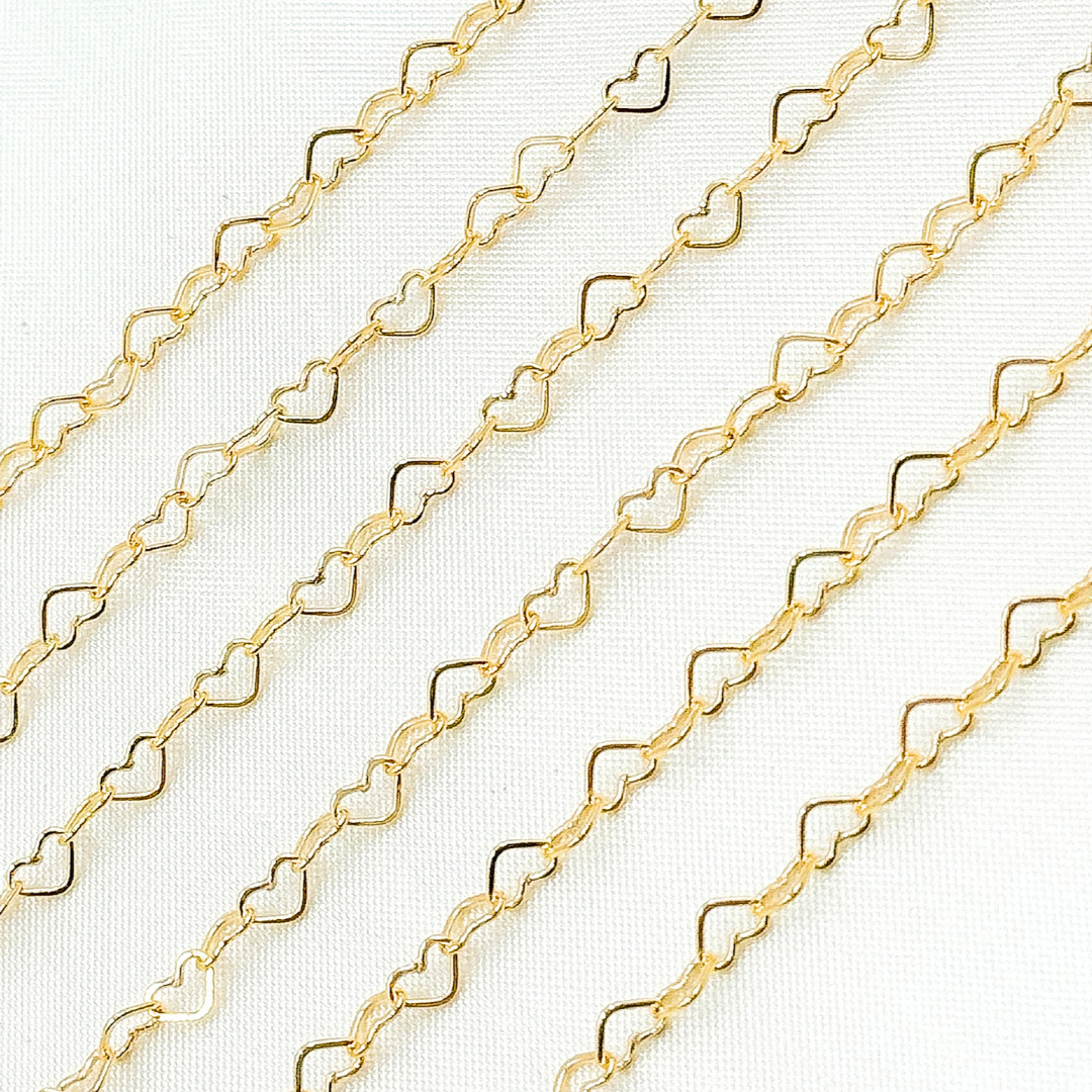 Jewels & Chains - Wholesale Link & Chain Necklace - 629FGF. 14K Gold Filled Heart Link Chain1