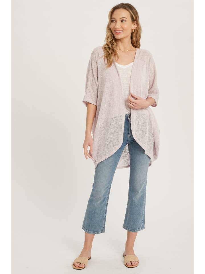 Bluivy - Wholesale Cardigan - Women's - LIGHTWEIGHT DOLMAN CARDIGAN