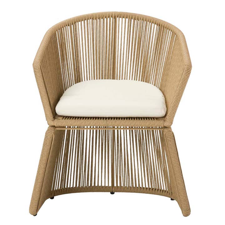 Garpe Interiores - Wholesale Chair - Natural Synthetic Rattan Armchair 59x68x83cm0