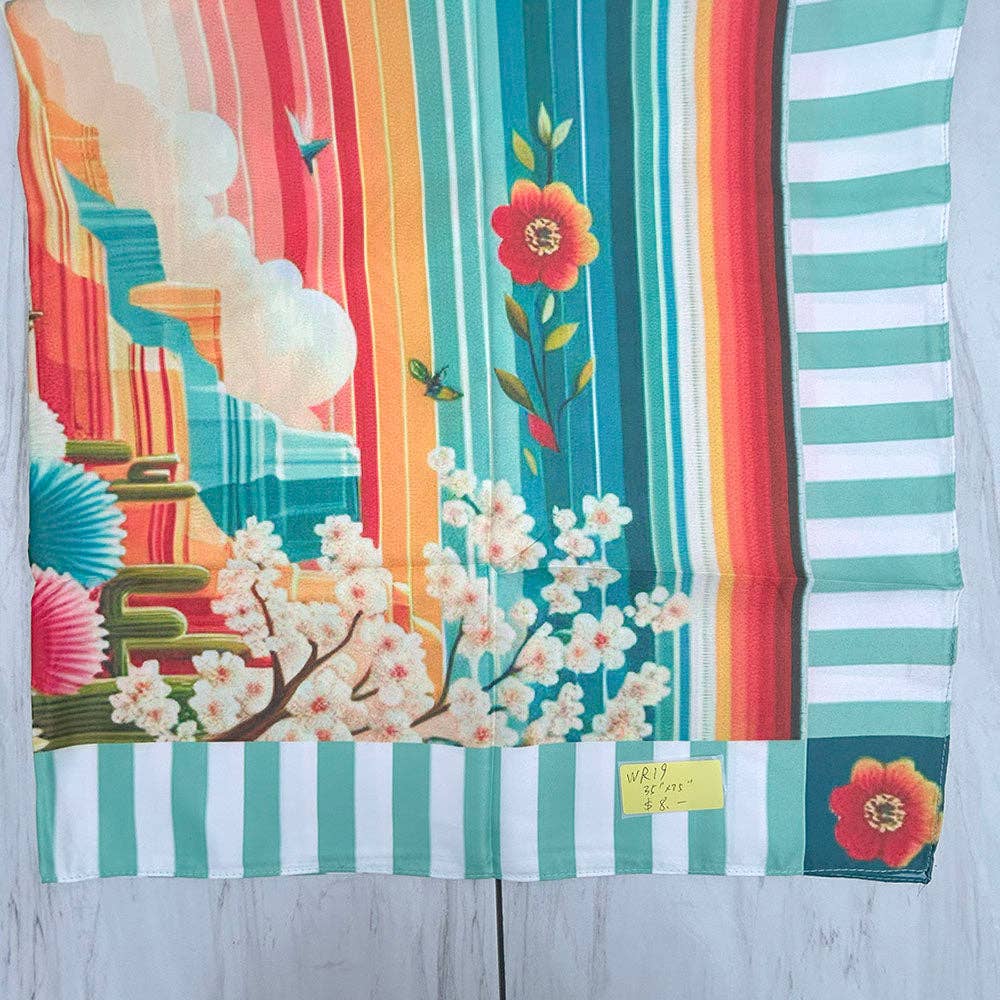 Western Elite Jewelry - Wholesale Scarf - Women's - WR19                 Western wild rag1