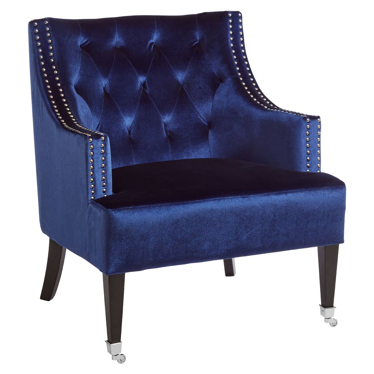 Fifty Five South – wholesale Chair – Darlington Blue Velvet Chair1