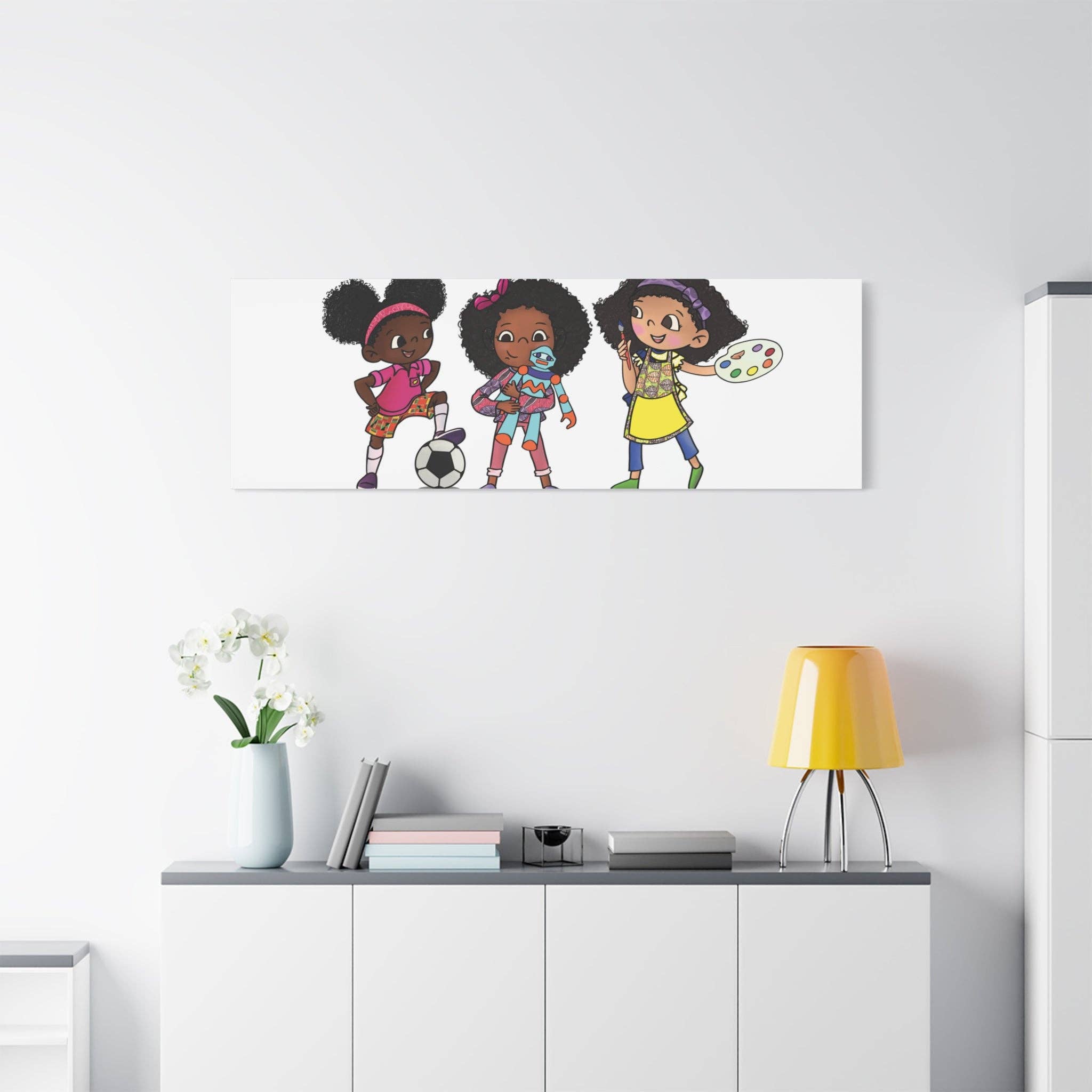 Ikuzi Dolls - Wholesale Art Print - Kids & Baby - Kids' Canvas Wall Art - Playful Characters for Creative Spaces127