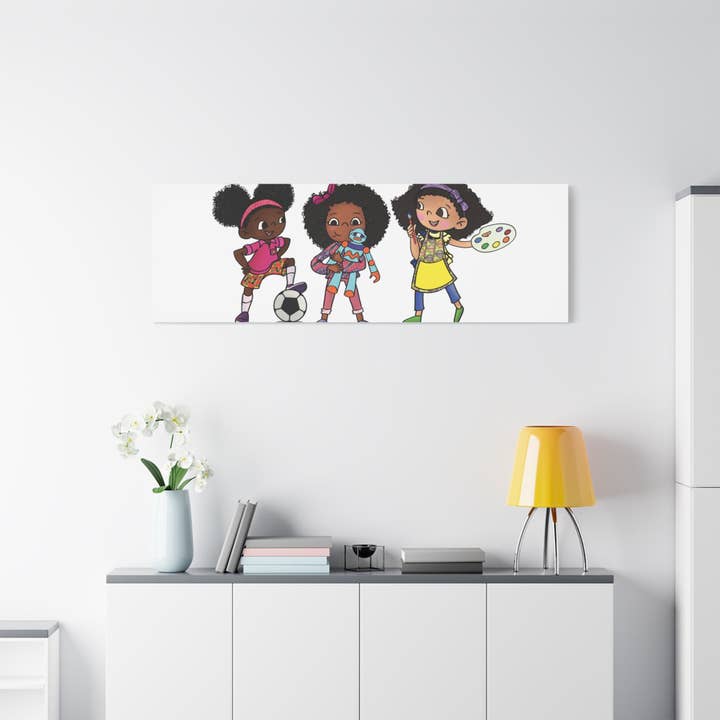Ikuzi Dolls - Wholesale Art Print - Kids & Baby - Kids' Canvas Wall Art - Playful Characters for Creative Spaces127