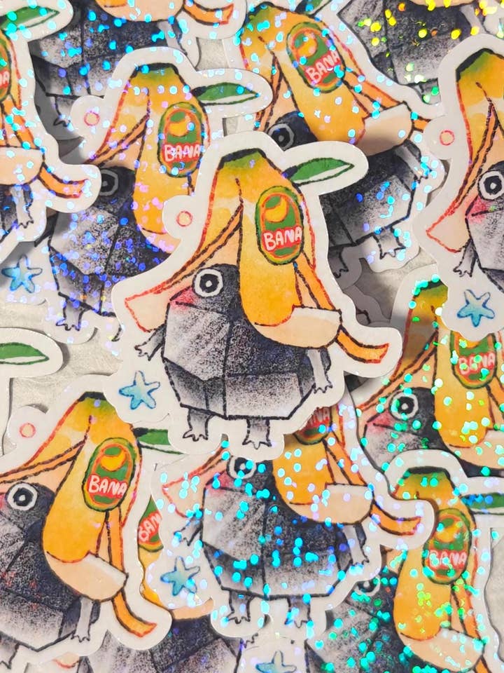 Rock Pikmin Sticker ~ Banana for wholesale by Hokeii Pokeii