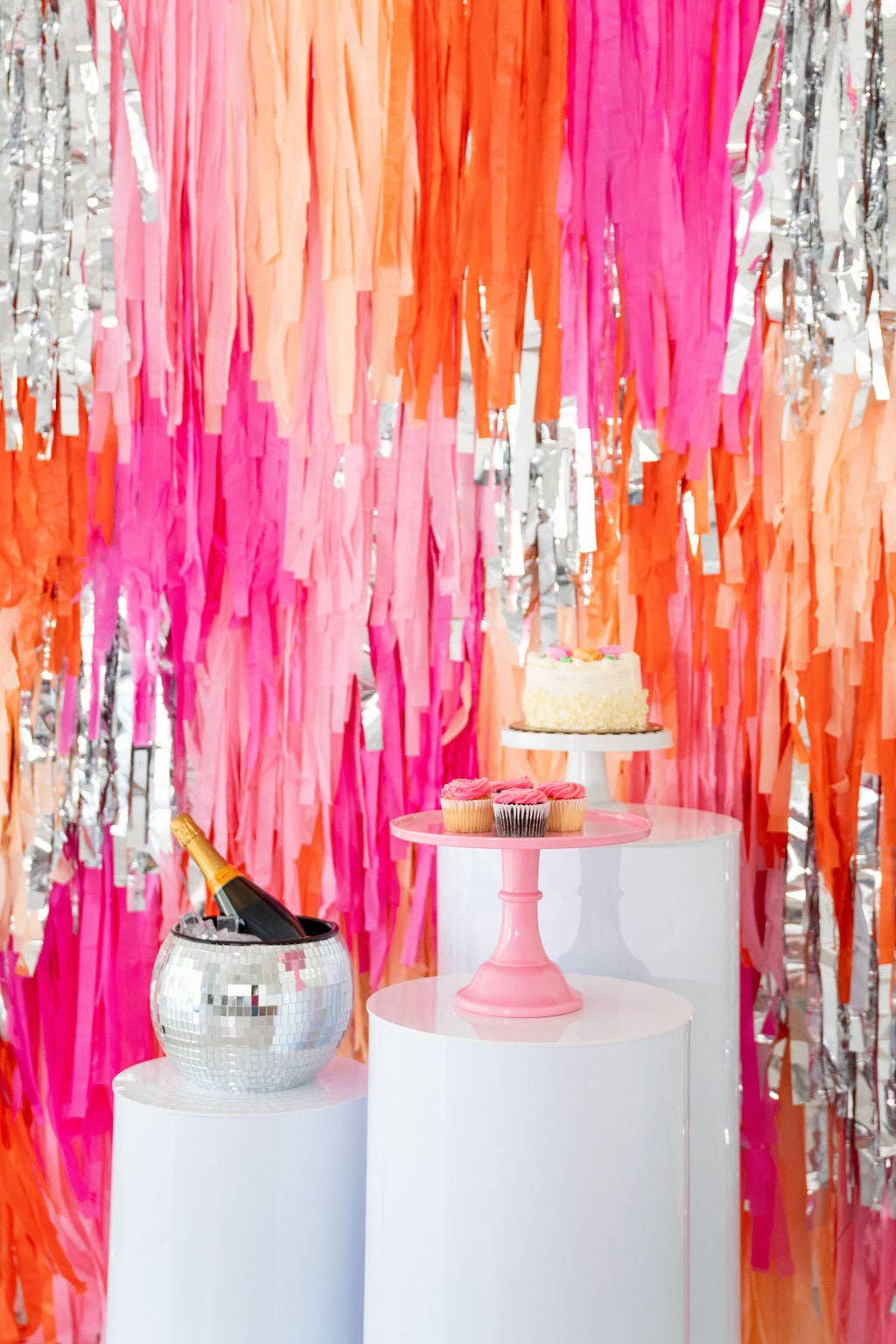 Oh My Darling Party Co - Wholesale Photography Backdrop - Disco Dreamin' Semi Circle Fringe Backdrop2