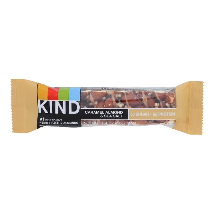 Ware Spark - Wholesale Snack Bar - Kind - Bar Caramel Almond Sea Salt - Case Of 12-1.4 Oz