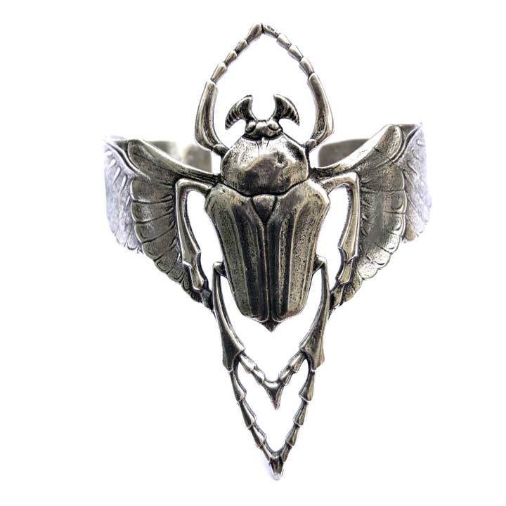 Manchette Beetle Argentée för wholesale av Lotta Djossou Paris