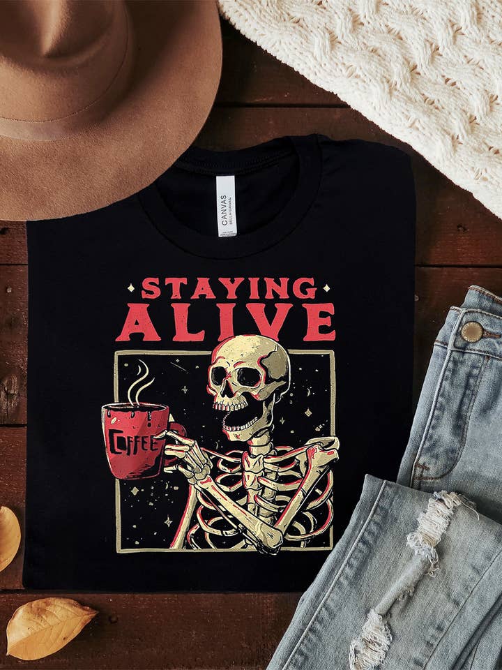 Am Leben bleiben- Kaffeesüchtiger für den Großhandel von Beer Budget Designs