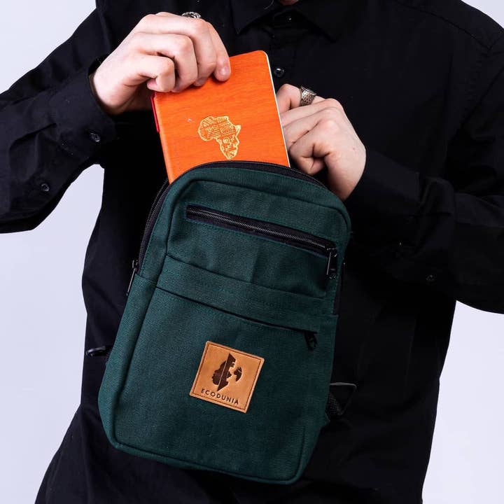 Ecodunia - Wholesale Crossbody Bag - Unisex - Large Canvas Crossbody Sling Bags | Umoja7