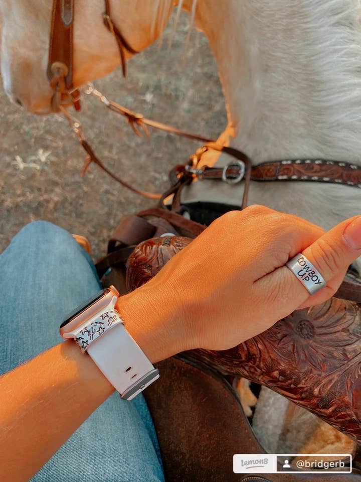 Cosmic Cowboy Apple Watch Cuff for wholesale by Diamond Basin Design Co.