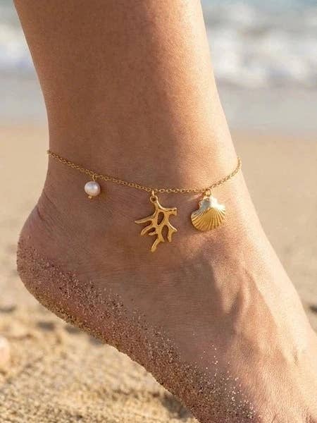 Ankle chains - Y127 for wholesale by Bijoux Mystères