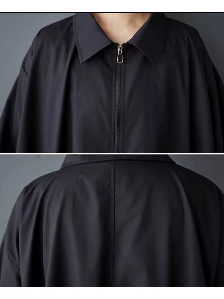 Luxe & Leather by Madonna & Co - Wholesale Dress - Women's - Bubble Hem Chic Shirt-Dress2