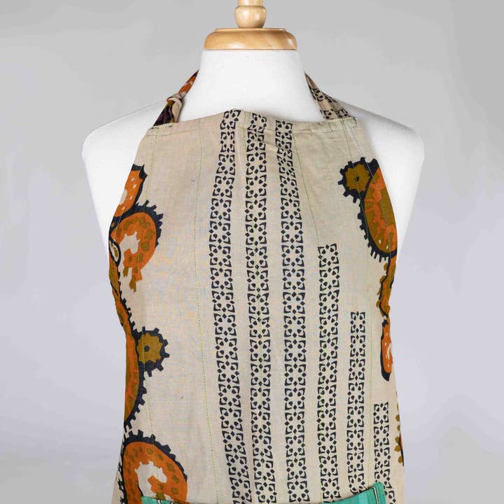 Ten Thousand Villages - Wholesale Apron - Reversible Sari Apron5