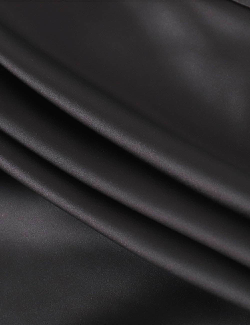 Sweetkama - Wholesale Skirt - Women's - Ladies Stain Zipper Side Hip Wrap Maxi Skirt8