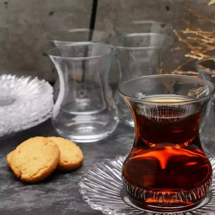 Hakan – Engroshandel Tesæt – Pasabahce Aurora 12-delt tyrkisk tesæt, 155 ml4