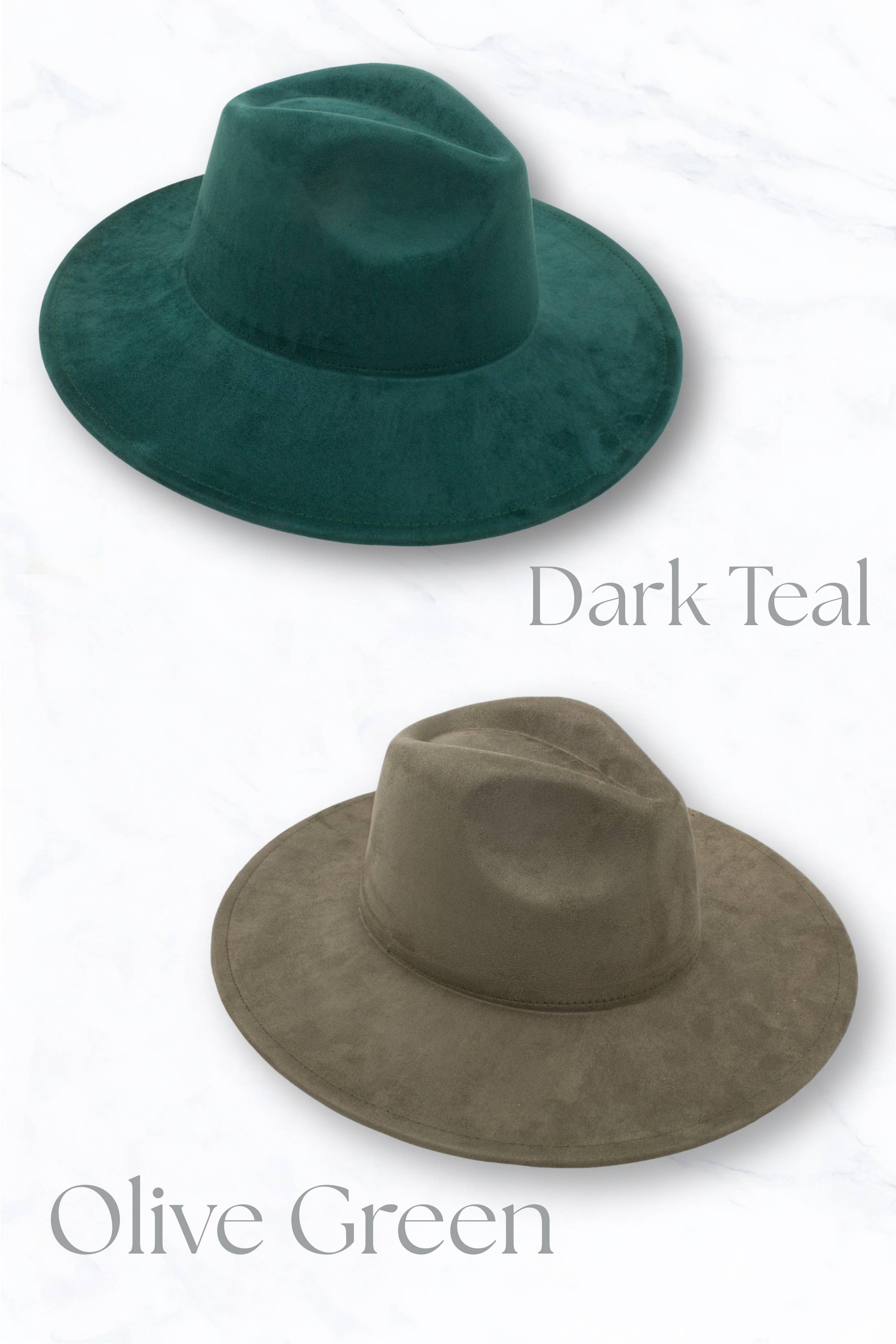 Suzie Q USA – Großhandel Fedora-Hut – Damen – Wildleder-Fedora mit großem Rand und Pfirsich-farbigem Oberteil8