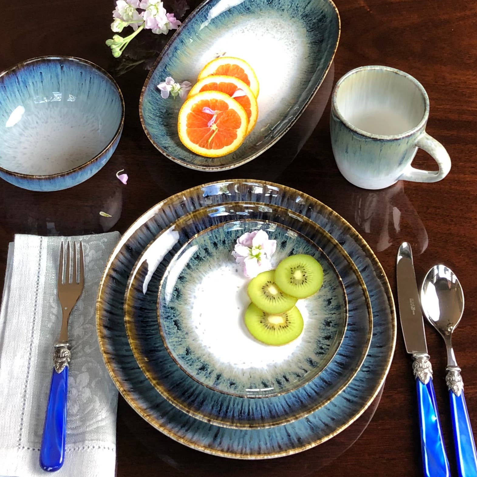 Carmel Ceramica - Wholesale Appetizer Serveware - Cypress Grove Appetizer Plate3