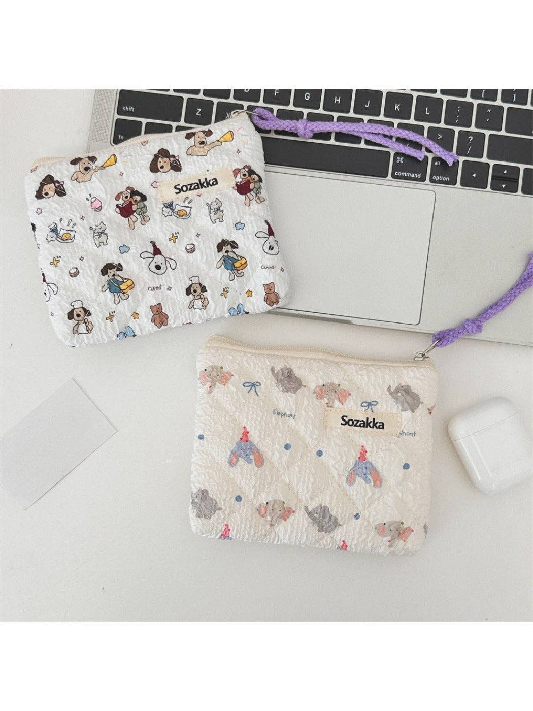 Funkyrel® Atzbranding Limited - Venta al por mayor Monedero - Mujer - Cosbai - Monedero y Bolsa Suave con Estampado de Animales12