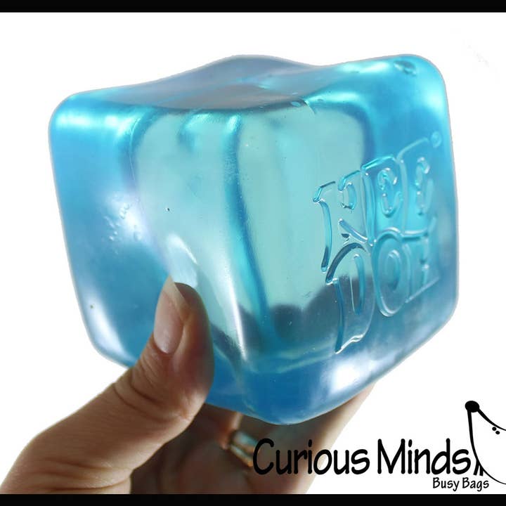 Curious Minds Toys - Wholesale Fidget Toy - Kids - 1 Nee Doh Jumbo Nice Cube Berg Ice Sugar Ball - Thick Glue/G2
