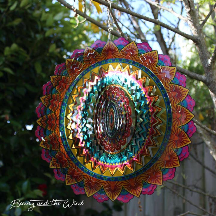 Beauty and the Wind - Wholesale Wind spinner - Mandala of Joy Wind Spinner5