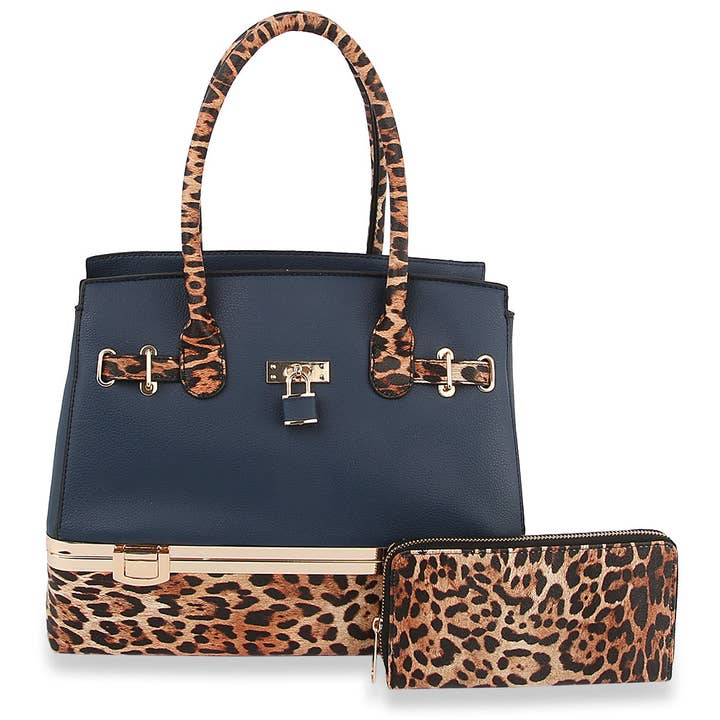 Handbag Express - Wholesale Tote Bag - Women's - Metal Frame Tote Handbag Set3