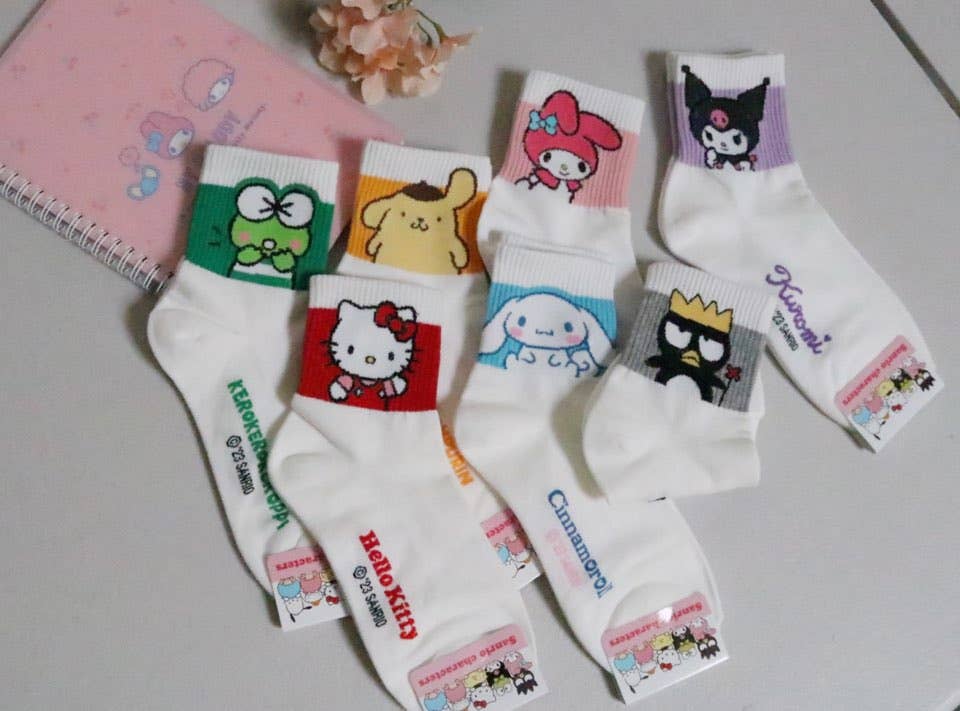 K-Wonderland - Wholesale Socks - Women's - Sanrio New 7Days Ankle line Soft Socks3
