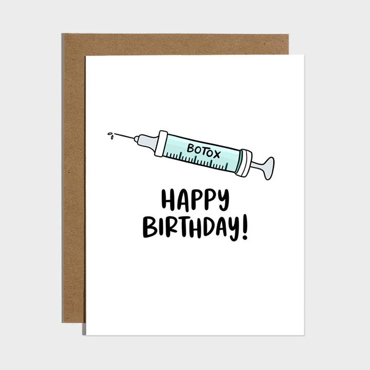 Brittany Paige - Wholesale Birthday Card - Botox Birthday Card0