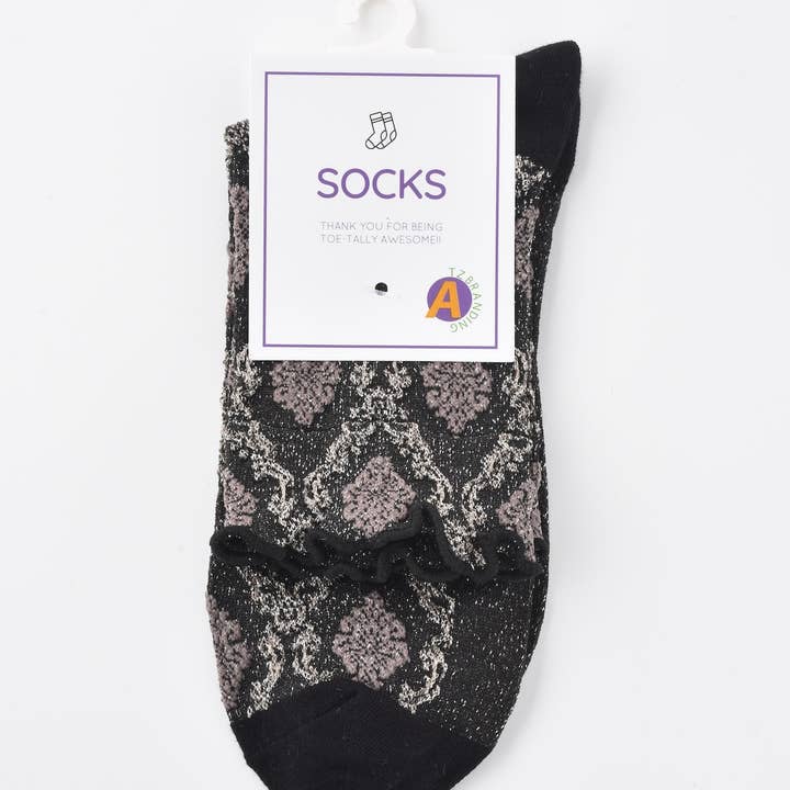 Funkyrel® Atzbranding Limited - Wholesale Socks - Women's - Rufia - Retro Argyle Pattern Women's Socks1