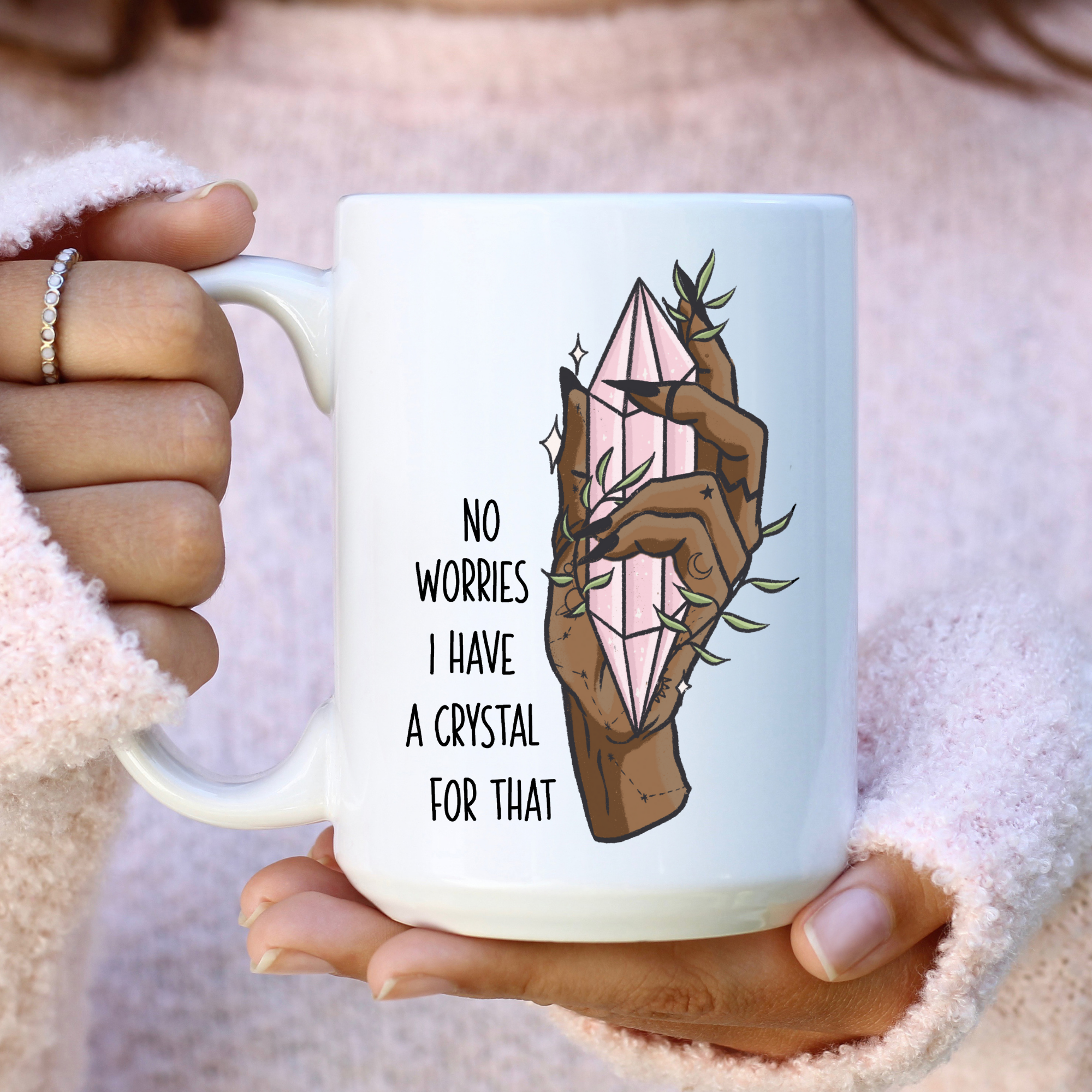 Peachy Market Co - Wholesale Coffee Mug - I Have A Crystal For That Coffee Mug1