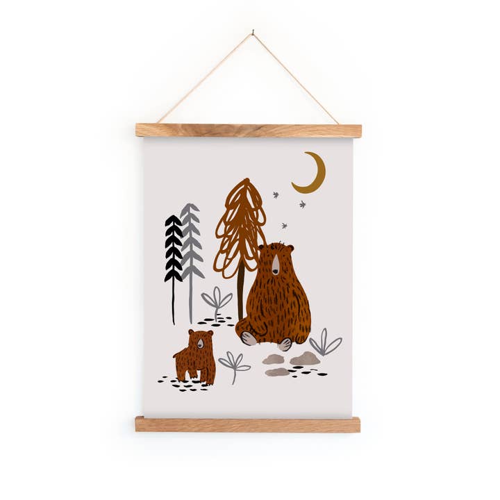 Bear Nursery Print for wholesale by Emma Alviti