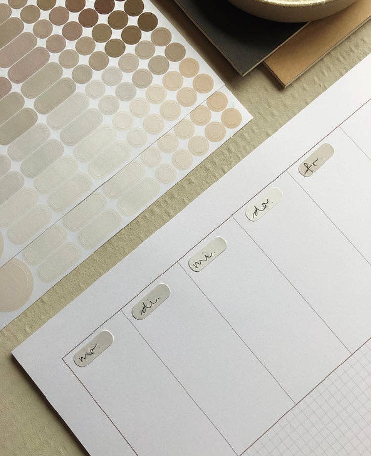 SANS.design - Wholesale Planner - Desk pad - Block A36