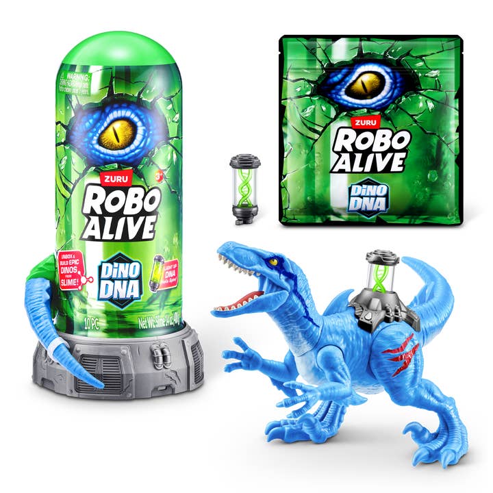 The Zoofy Group , LLC - Wholesale Classic Toy - Kids - ZURU-ROBO ALIVE-DINO DNA-SER 1-DINO DNA PLAYSET-TUBE- ASSORT