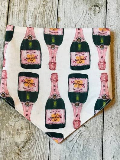 Champagne Dog Bandana for wholesale by Fox Named Todd