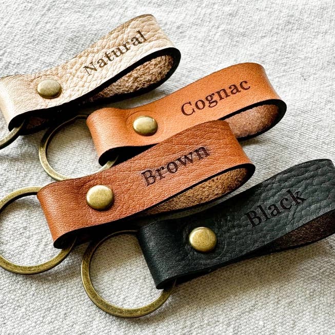 Crown Leatherworks - Wholesale Keychain - Unisex - Ultimate Leather State Keychains1