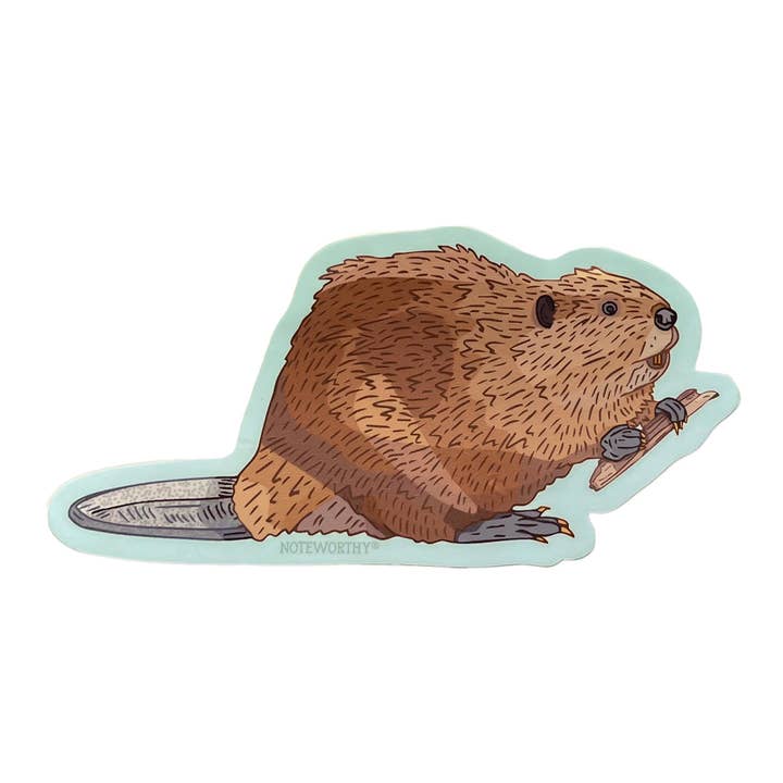 Beaver Aufkleber für den Großhandel von Noteworthy Paper & Press