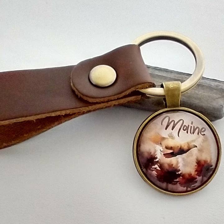 Piccadilly Pendants - Wholesale Keychain - Unisex - Custom Leather Key Chain Fob