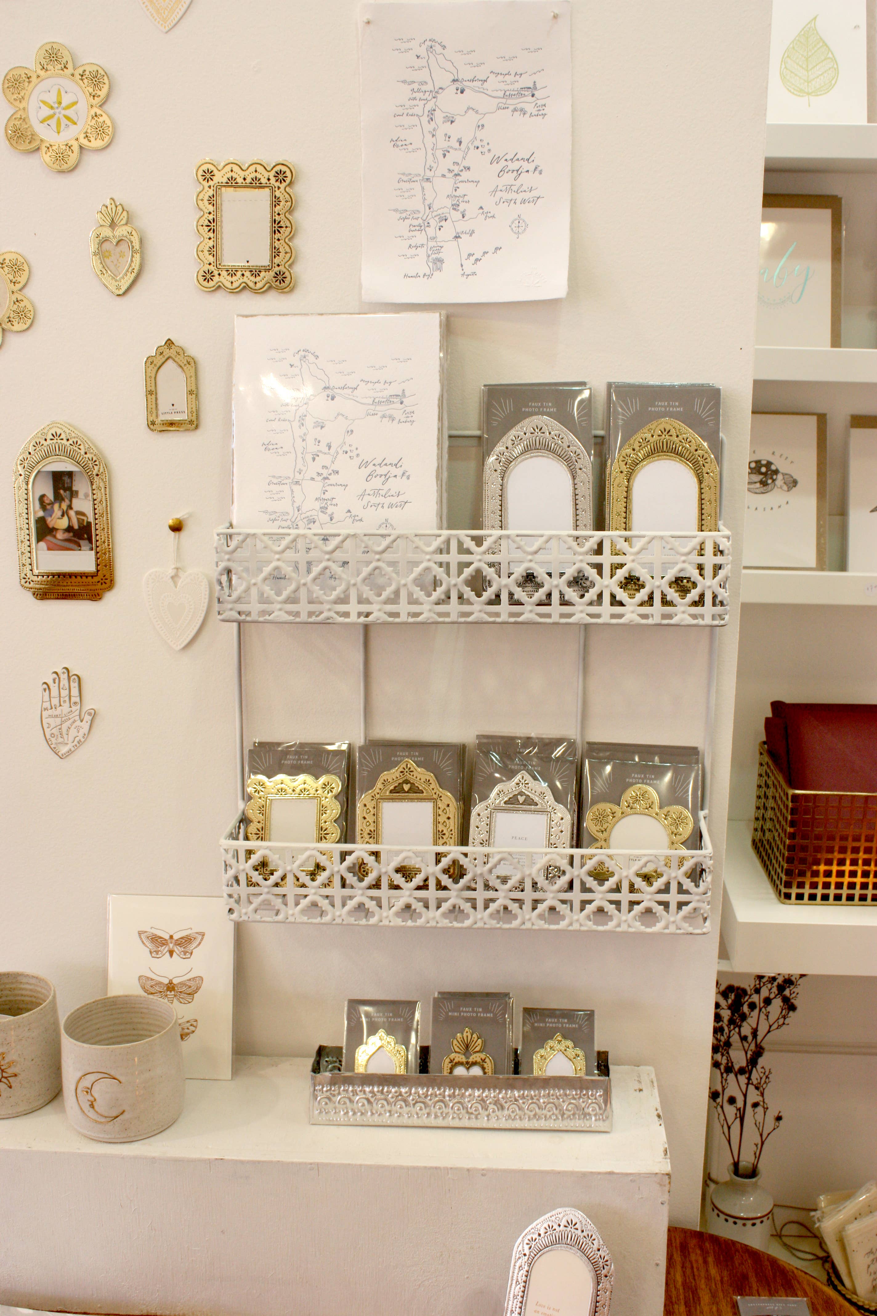 THE LITTLE PRESS - Vente Cadres photos - Petit cadre en faux étain doré3