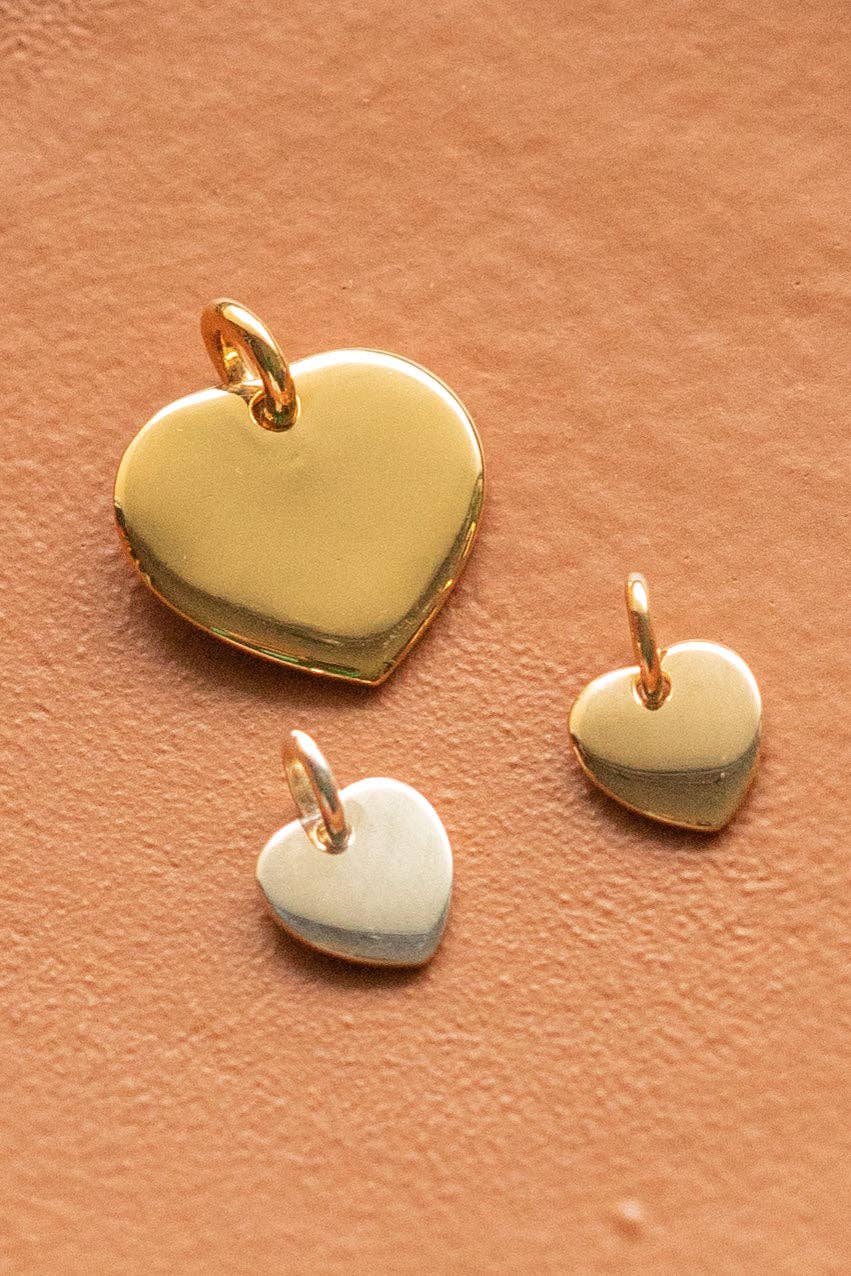 SIKA BIJOUX - Wholesale Individual Charm/Pendant - Clothilde Engravable Medal - Gold Plated - 20mm1