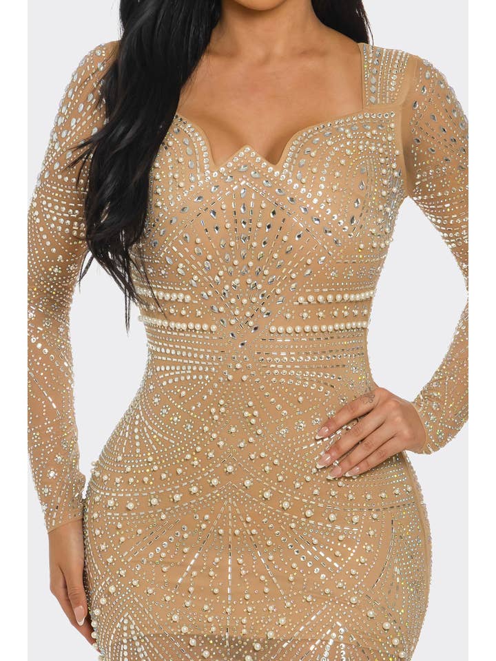 BANJUL - Wholesale Dress - Women's - BCCDS72256 & WIDE-STRAP RHINESTONE MINI DRESS17