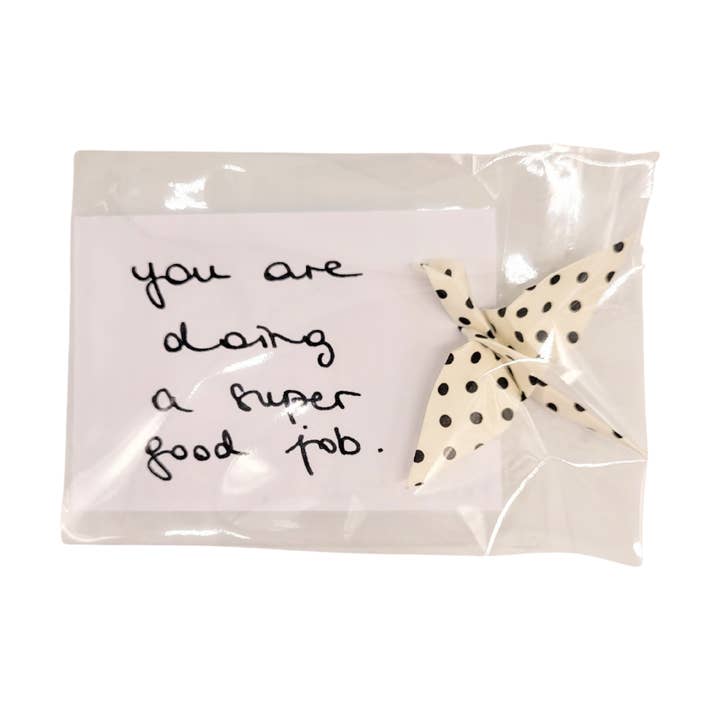 Pássaro para ir + dizendo 'Super Job' por atacado de PAPERBIRD